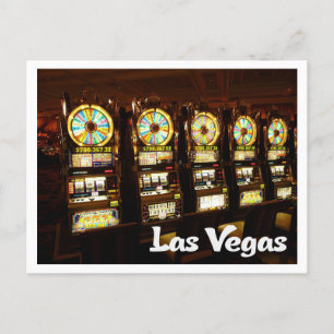 Postale Las Vegas, Nevada Casino Machines à sous Carte pos