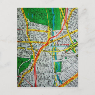 Postale Le Bronx, NY Carte Vintage