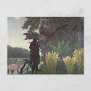 Postale Le Charmeur de Serpent par Henri Rousseau Carte Po