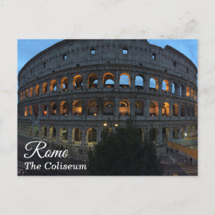 Postale Le Colisée, Rome, Italie au Crépuscule - Carte pos