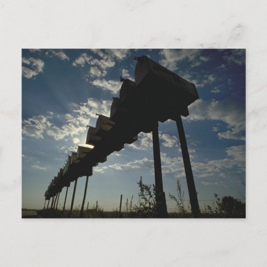 Postale Le courrier enferme dans une boîte la carte (Devant)