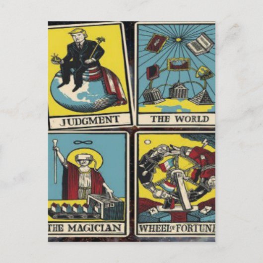 POSTALE LE JEU DE CARTE ILLUMINATI (Devant)