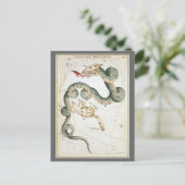 Postale Le miroir de l'Ukraine, la carte céleste de l'astr (Debout devant)