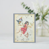 Postale Le miroir de l'Ukraine, la carte céleste de l'astr (Debout devant)