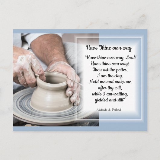 Postale Le Potter au travail Carte (Devant)