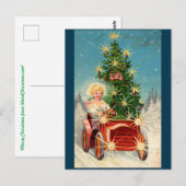 Postale Le sapin de la carte de Noël (Devant / Derrière)