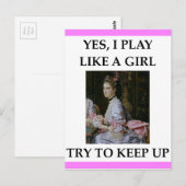 Postale lecteur de carte (Devant / Derrière)