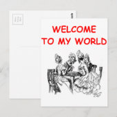 Postale lecteur de carte (Devant / Derrière)