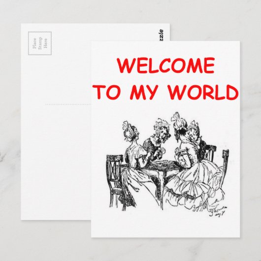 Postale lecteur de carte (Devant / Derrière)