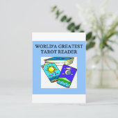 Postale lecteur de carte tarot conception de lecture (Debout devant)