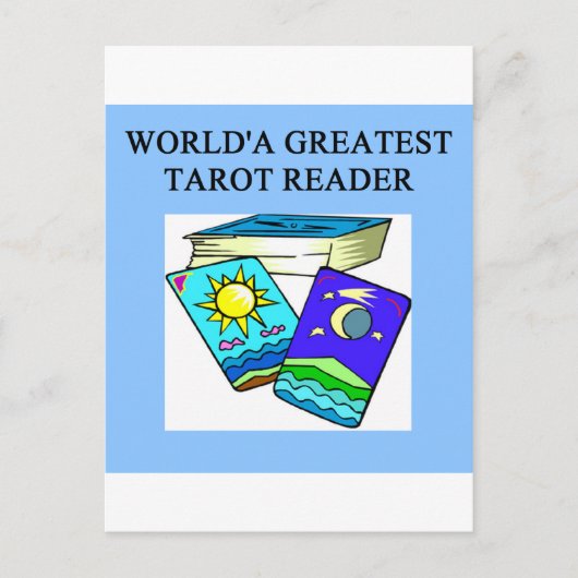 Postale lecteur de carte tarot conception de lecture (Devant)
