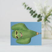 Postale Lecteurs de soleil Cactus Chaud Air Ballotte Carte (Debout devant)