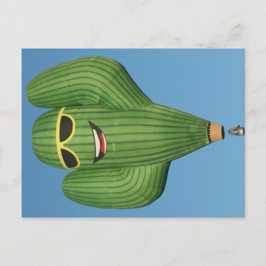 Postale Lecteurs de soleil Cactus Chaud Air Ballotte Carte (Devant)
