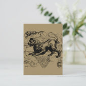 Postale Leo Constellation Carte Hevelius vers 1690 (Debout devant)