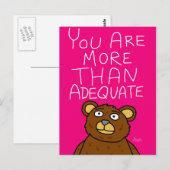 Postale Les Choses Que Vous Devriez Connaître Carte Postal (Devant / Derrière)