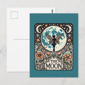 Postale Les fées de la carte Moon Fairy Tarot Card (Devant / Derrière)