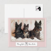 Postale Les Filles Classiques Portent Des Perles Carte Pos (Devant / Derrière)