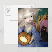 Postale "Les Vampires : Carte postale" Lanterne-Citrouille (Devant / Derrière)