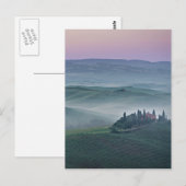 Postale Lever de soleil sur une carte verticale paysage to (Devant / Derrière)