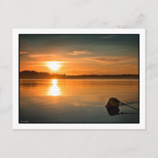 Postale Lever du soleil sur la baie Passamaquoddy. Carte p