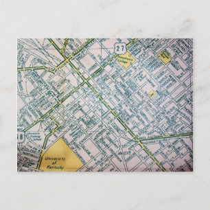 Postale Lexington, KY Carte Vintage