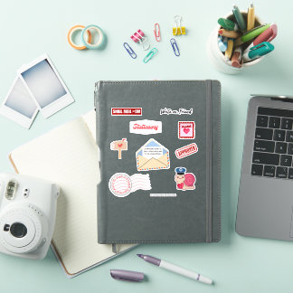 Postale Liefde Pen Vriend Vinyl Stickers