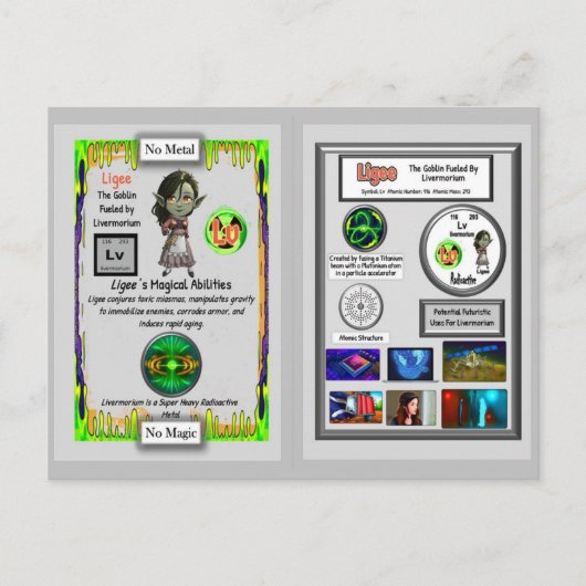Postale Ligee Présente la Carte à Collectionner de Livermo (Devant)