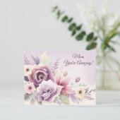 Postale Lilac Blooms carte de fête des mères (Debout devant)