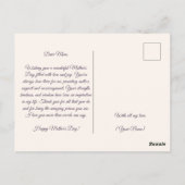 Postale Lilac Blooms carte de fête des mères (Dos)