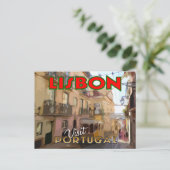 Postale Lisbonne, Portugal. Une carte de la série Visit... (Debout devant)