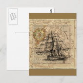 Postale Livraison vintage Et Carte (Devant / Derrière)
