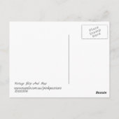 Postale Livraison vintage Et Carte (Dos)