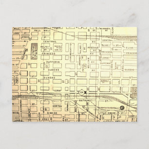 Postale London, Ontario, Canada Carte Vintage