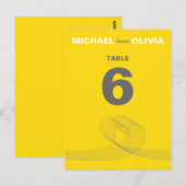 Postale Loopy Loopy Loopy Loopy Lines Table Numéro Carte (Devant / Derrière)