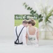 POSTALE LOVE ET MERCI CARTE POSTCARD (Debout devant)