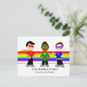 Postale LRC : Carte Promo (Debout devant)