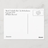 Postale "Lueur de parasol de plage", Jones Beach, NY Carte (Dos)