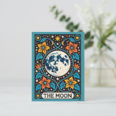 Postale Luna Pleine lune carte Moon Tarot (Debout devant)