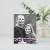 Postale M. & Mme Mariage Carte de remerciements - Plum (Debout devant)