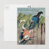 Postale M. Morse Carte de commerce de chats no 3 (de 4) (Devant / Derrière)