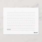 Postale MA MÉMOIRE SPÉCIALE DE VOUS Carte Photo Condolence (Dos)