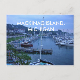 POSTALE MACKAINC ISLAND, MICHIGAN POST CARTE