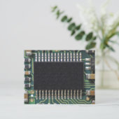 Postale Macro photo du composant de carte de circuit (Debout devant)