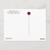 Postale Magellans navire Victoria, Antique Carte Océan Pac (Dos)