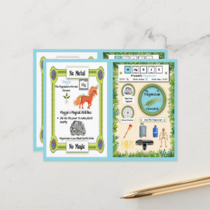 Postale Maggie - Magnesium Horn Carte de jeu Unicorn