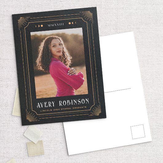 Postale Magic Tarot Graduation Photo Faire-part Carte post