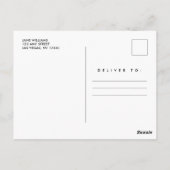 Postale Magique Rainbow Unicorn Anniversaire Carte de reme (Dos)