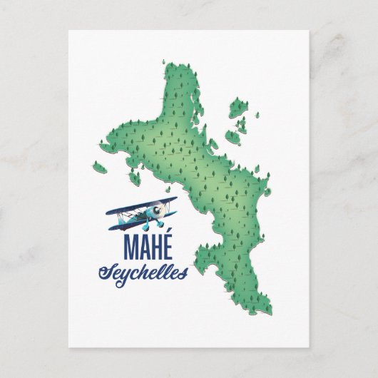 Postale Mahé, Seychelles Carte ancienne (Devant)