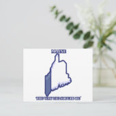 Postale Maine, Le Chemin À Suivre Devrait Être © Carte Pos (Debout devant)