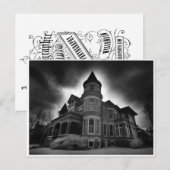 Postale Maison de la mort, carte du Cabinet (Devant / Derrière)